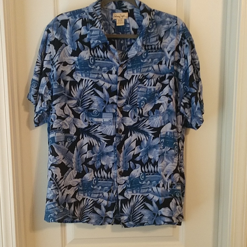PANAMA JACK classic car Hawaiian shirt sz XXL